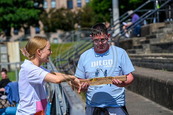 Kings Baton Relay at Crown Point Sports Centre