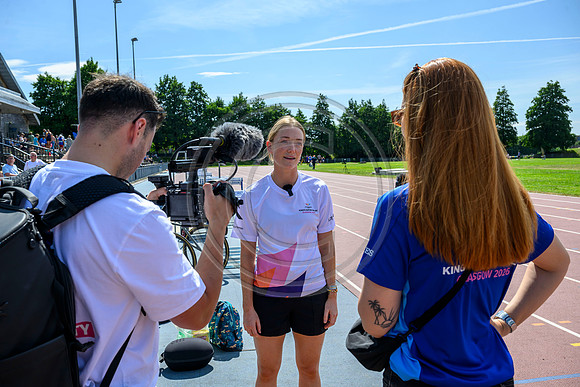 Kings Baton Relay at Crown Point Sports Centre