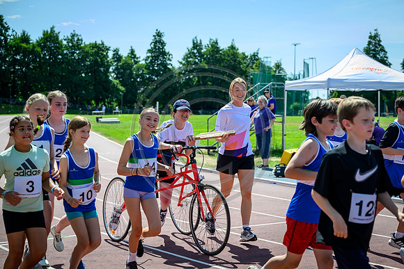 Kings Baton Relay at Crown Point Sports Centre