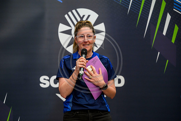 Scottish Thistles netball dress presentation