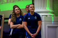 Scottish Thistles netball dress presentation