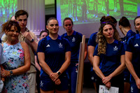 Scottish Thistles netball dress presentation