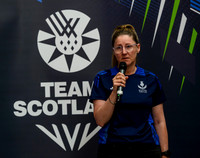 Scottish Thistles netball dress presentation