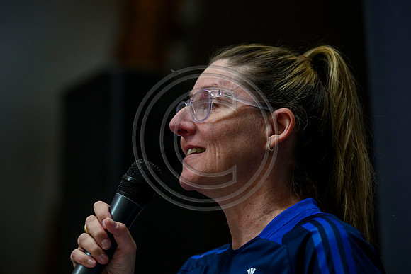 Scottish Thistles netball dress presentation