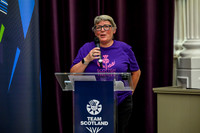 Scottish Thistles netball dress presentation