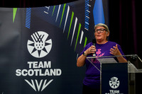Scottish Thistles netball dress presentation