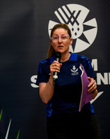 Scottish Thistles netball dress presentation