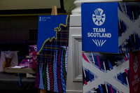 Scottish Thistles netball dress presentation