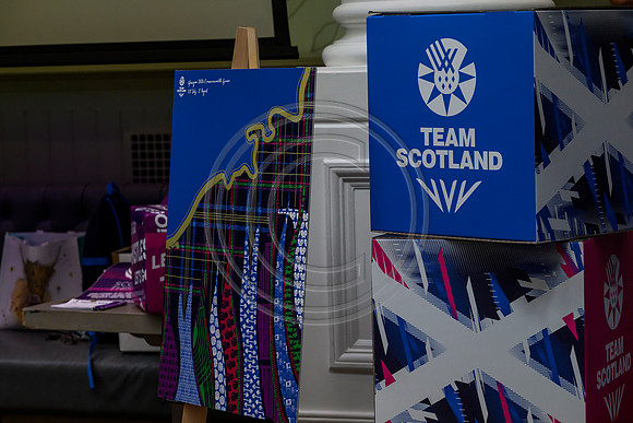 Scottish Thistles netball dress presentation