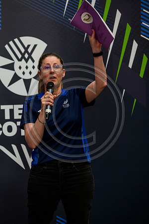 Scottish Thistles netball dress presentation