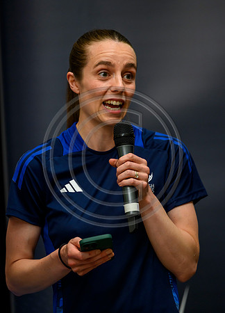 Scottish Thistles netball dress presentation