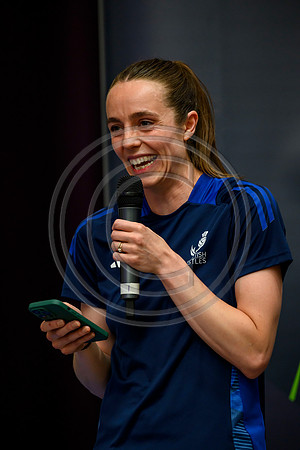 Scottish Thistles netball dress presentation