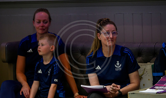 Scottish Thistles netball dress presentation
