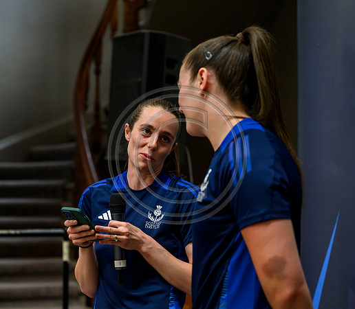 Scottish Thistles netball dress presentation