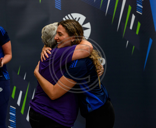 Scottish Thistles netball dress presentation