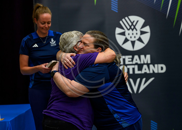 Scottish Thistles netball dress presentation