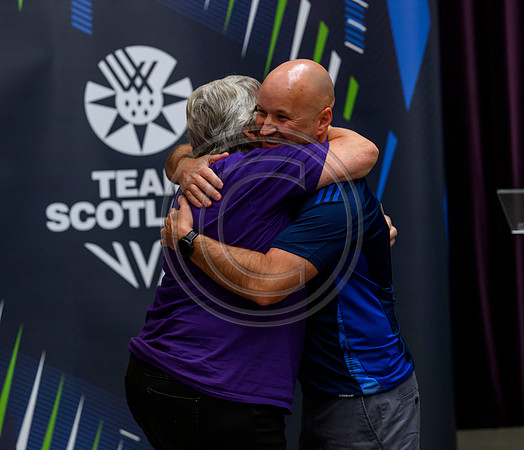 Scottish Thistles netball dress presentation