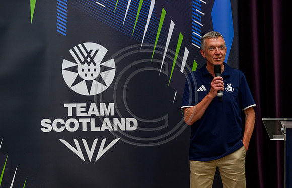 Scottish Thistles netball dress presentation