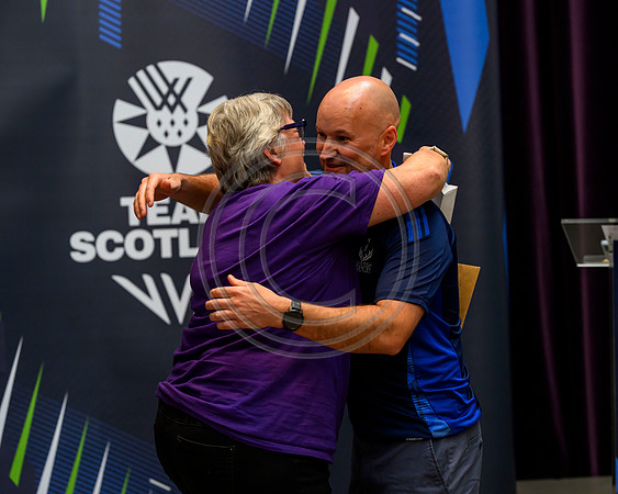 Scottish Thistles netball dress presentation