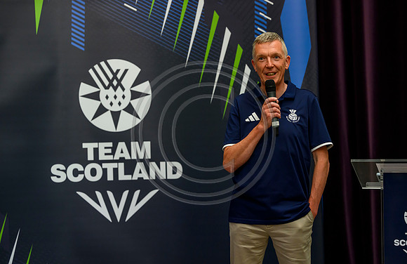 Scottish Thistles netball dress presentation