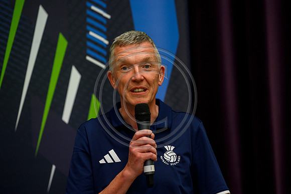Scottish Thistles netball dress presentation
