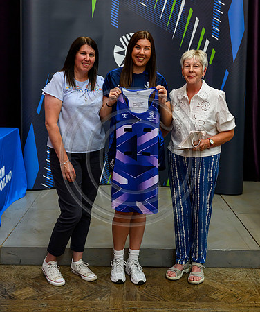 Scottish Thistles netball dress presentation