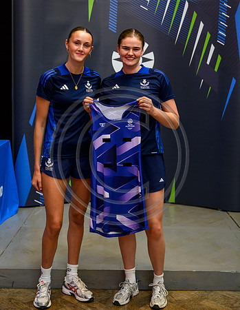 Scottish Thistles netball dress presentation