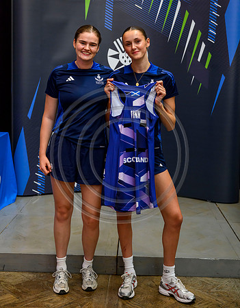 Scottish Thistles netball dress presentation