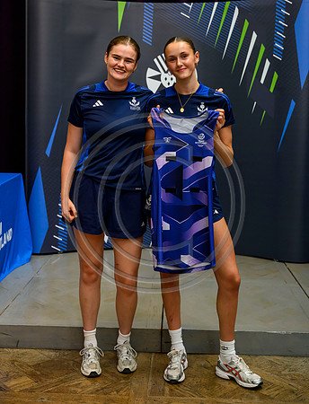 Scottish Thistles netball dress presentation