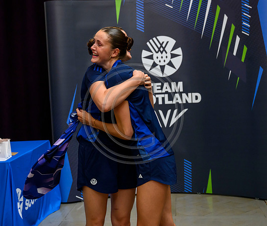 Scottish Thistles netball dress presentation