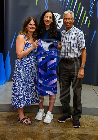 Scottish Thistles netball dress presentation