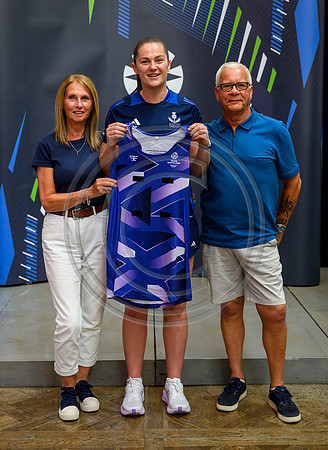 Scottish Thistles netball dress presentation