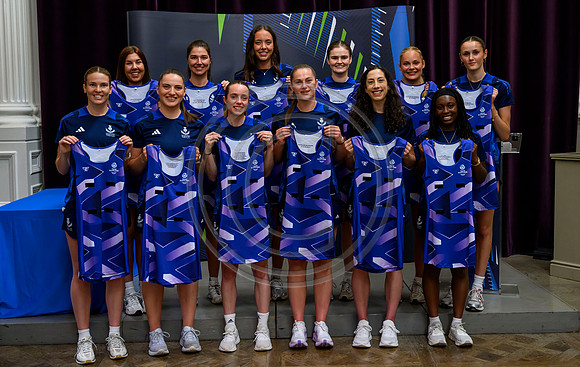 Scottish Thistles netball dress presentation