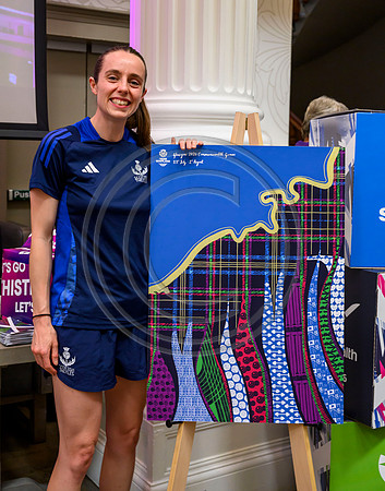 Scottish Thistles netball dress presentation