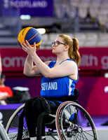 Team Scotland 3x3 Wheelchair Basketball training