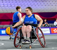 Team Scotland 3x3 Wheelchair Basketball training