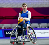 Team Scotland 3x3 Wheelchair Basketball training