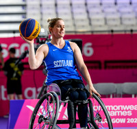 Team Scotland 3x3 Wheelchair Basketball training