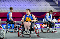 Team Scotland 3x3 Wheelchair Basketball training
