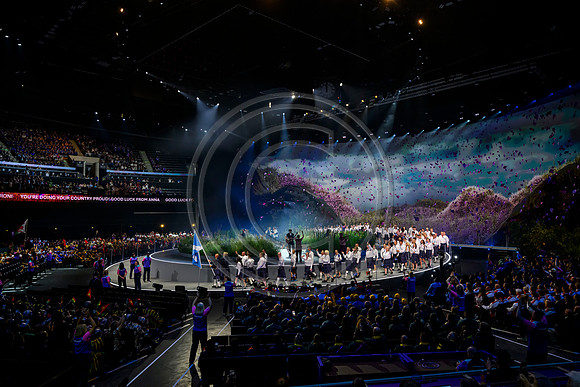 Opening ceremony for the Glasgow 2026 Commonwealth Games at the Hydro