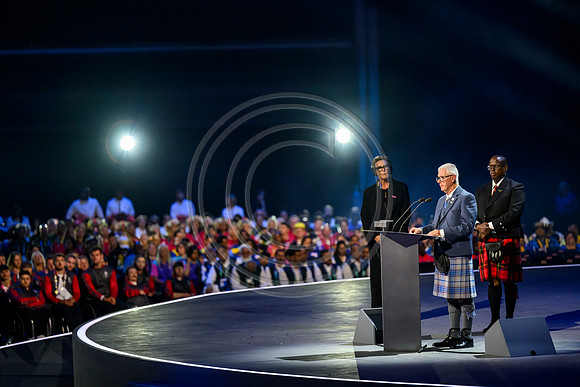 Opening ceremony for the Glasgow 2026 Commonwealth Games at the Hydro