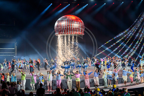 Opening ceremony for the Glasgow 2026 Commonwealth Games at the Hydro