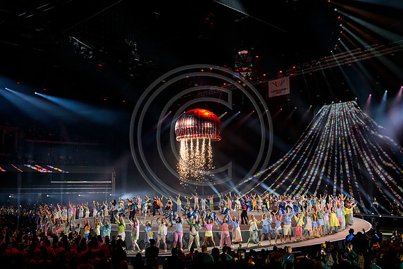 Opening ceremony for the Glasgow 2026 Commonwealth Games at the Hydro