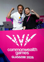 Findlay Davidson competes in the Para Powerlifting Mens Lightweight
