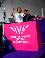 Findlay Davidson competes in the Para Powerlifting Mens Lightweight