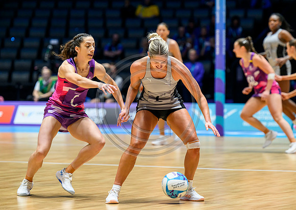Team Scotland v New Zealand netball