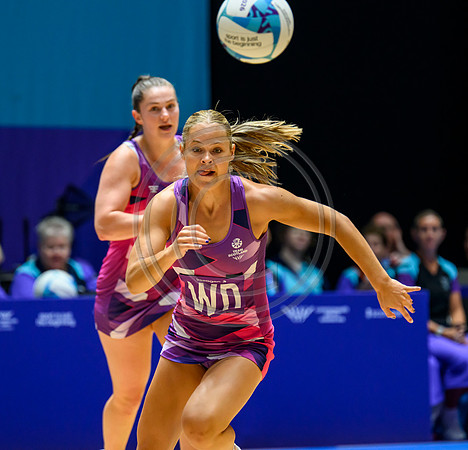 Team Scotland v New Zealand netball