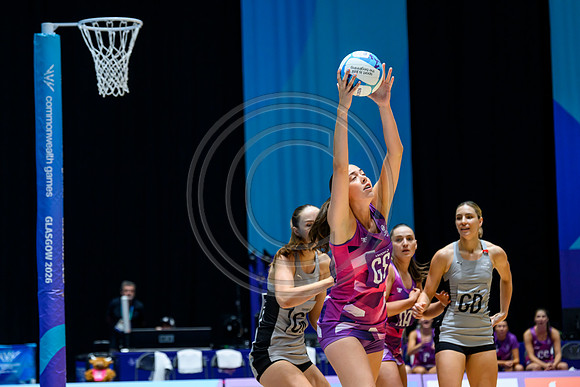 Team Scotland v New Zealand netball