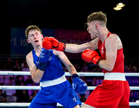 Team Scotlands Nick Devlin competes in the 60kg class