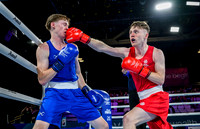 Team Scotlands Nick Devlin competes in the 60kg class
